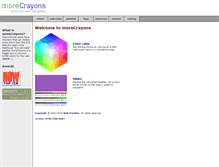Tablet Screenshot of morecrayons.com